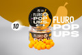 Бойлы насадочные плавающие ULTRABAITS "FLURO POP UPS" (ГРУША ДЮШЕС) 10 мм, 30 г