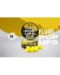 Бойлы плавающие FLURO POP UPS ULTRABAITS (МЁД) 14 мм., 30 гр.